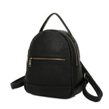 Sirena Sustainable Vegan Leather Simply and Modern Backpack - Black