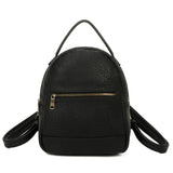 Sirena Sustainable Vegan Leather Simply and Modern Backpack - Black