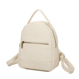 Sirena Sustainable Vegan Leather Simply and Modern Backpack - Cream