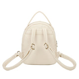 Sirena Sustainable Vegan Leather Simply and Modern Backpack - Cream