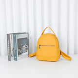 Sirena Sustainable Vegan Leather Simply and Modern Backpack - Mustard