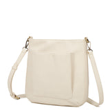 Zara Vegan Leather Multi Interchangeable Strap Crossbody - Cream