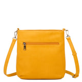 Zara Vegan Leather Multi Interchangeable Strap Crossbody - Mustard