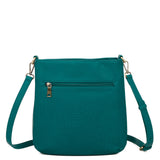 Zara Vegan Leather Multi Interchangeable Strap Crossbody - Teal