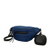 Lilian Sustainable Nylon Puffer Fashionable Belt and Bum Bag - Blue