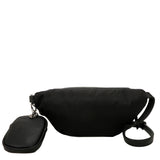 Lilian Sustainable Nylon Puffer Fashionable Belt and Bum Bag - Black