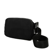 Adelaide's Water Repellent Nylon Belt Fanny Bag - Black