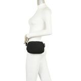 Adelaide's Water Repellent Nylon Belt Fanny Bag - Ivory