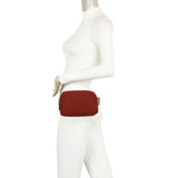 Adelaide's Water Repellent Nylon Belt Fanny Bag - Wine