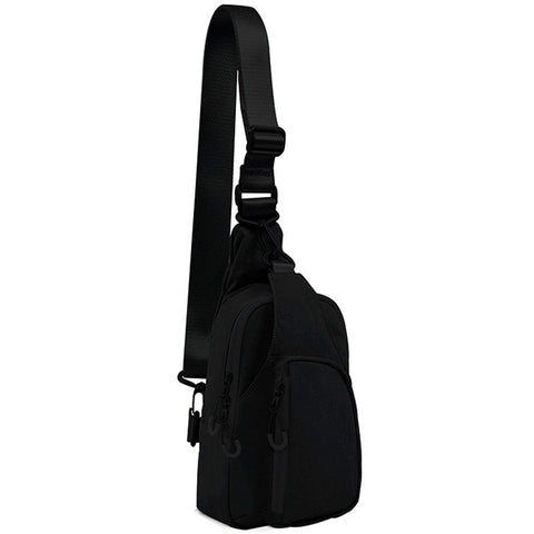 Julie's Nylon Sporty Crossbody Sling Bag - Black