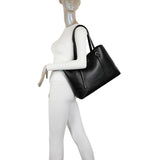 Isla Biodegradable Vegan Leather with detachable bag XL Tote - Cream