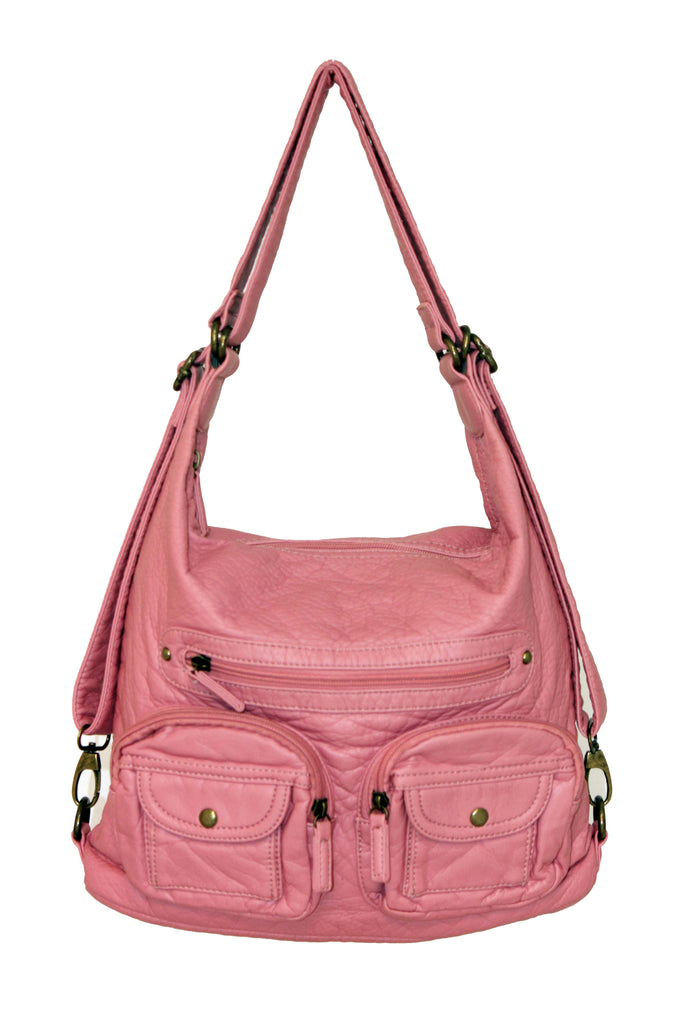 Convertible Backpack w/ Long Strap | Evergreen Boutique