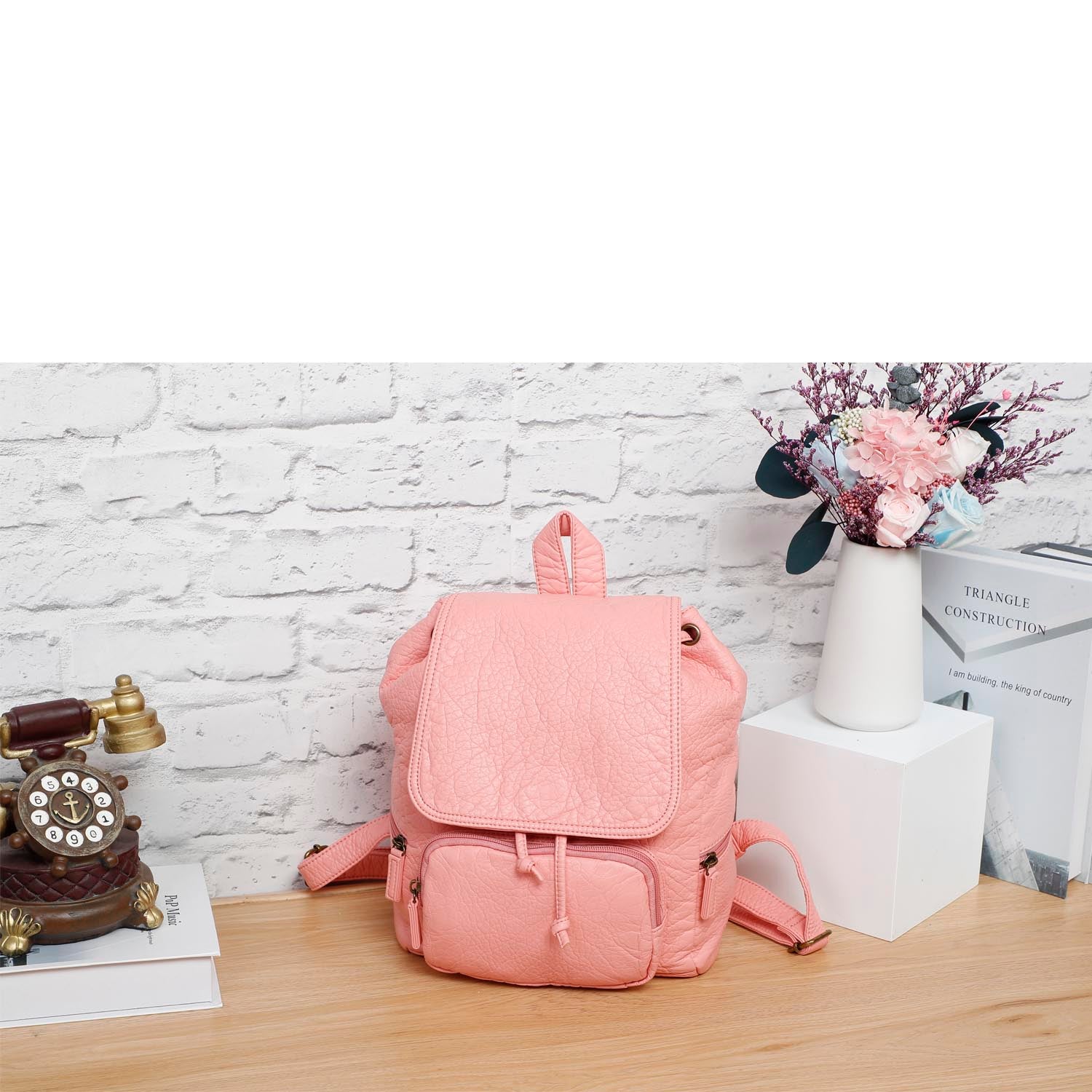 The Marion Backpack - Brown – Ampere Creations