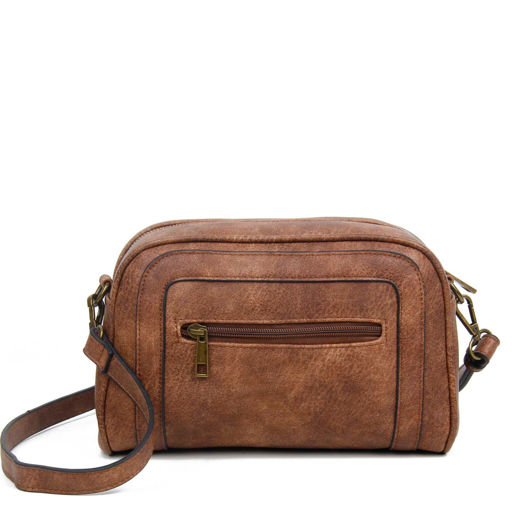 The Aime Crossbody - Brown – Ampere Creations
