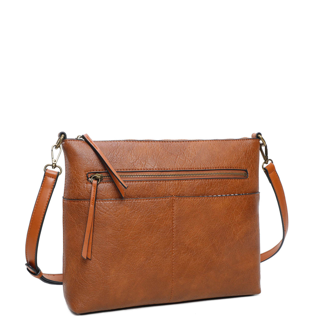 Zoe Leather Crossbody Bag