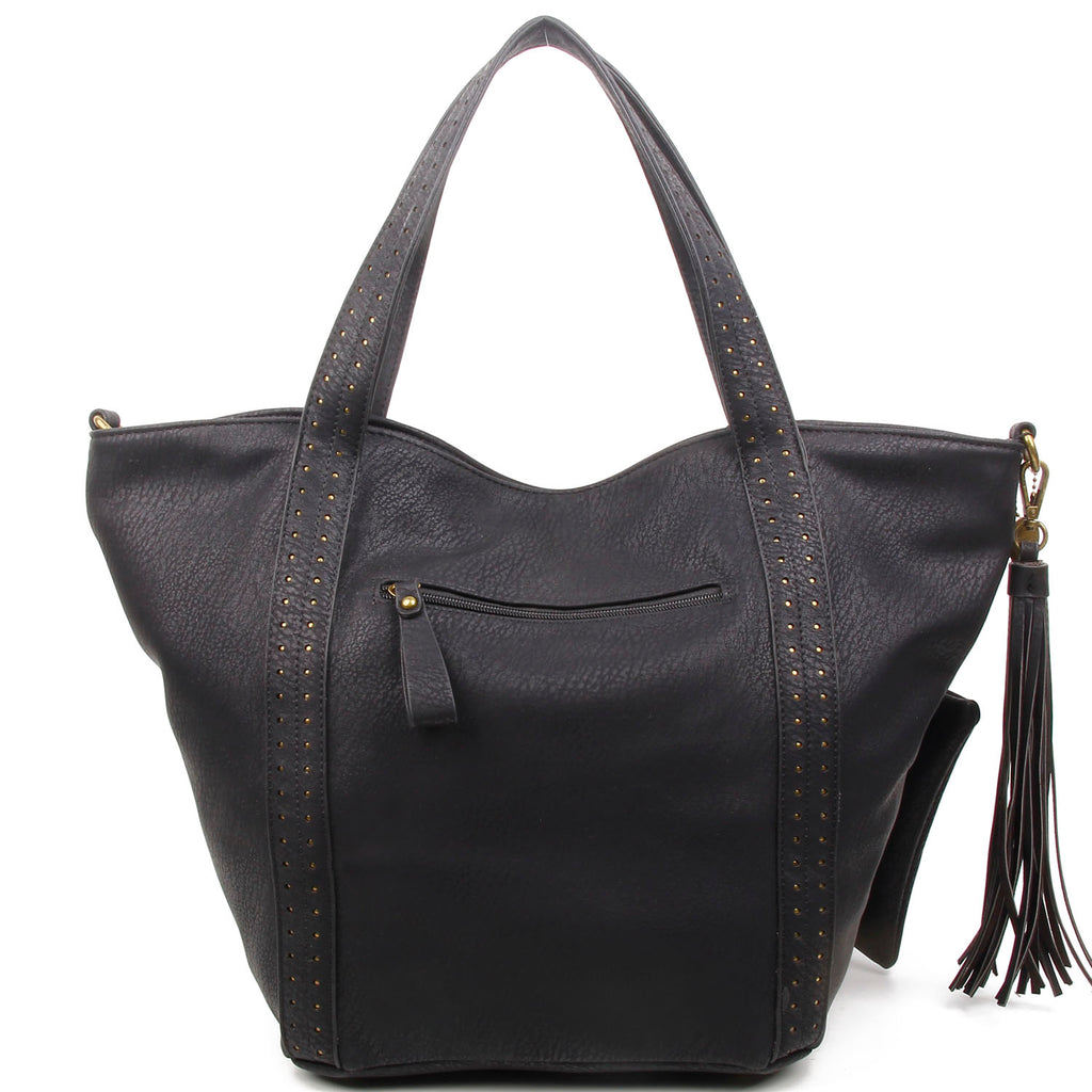 The Amelie Tote - Black – Ampere Creations