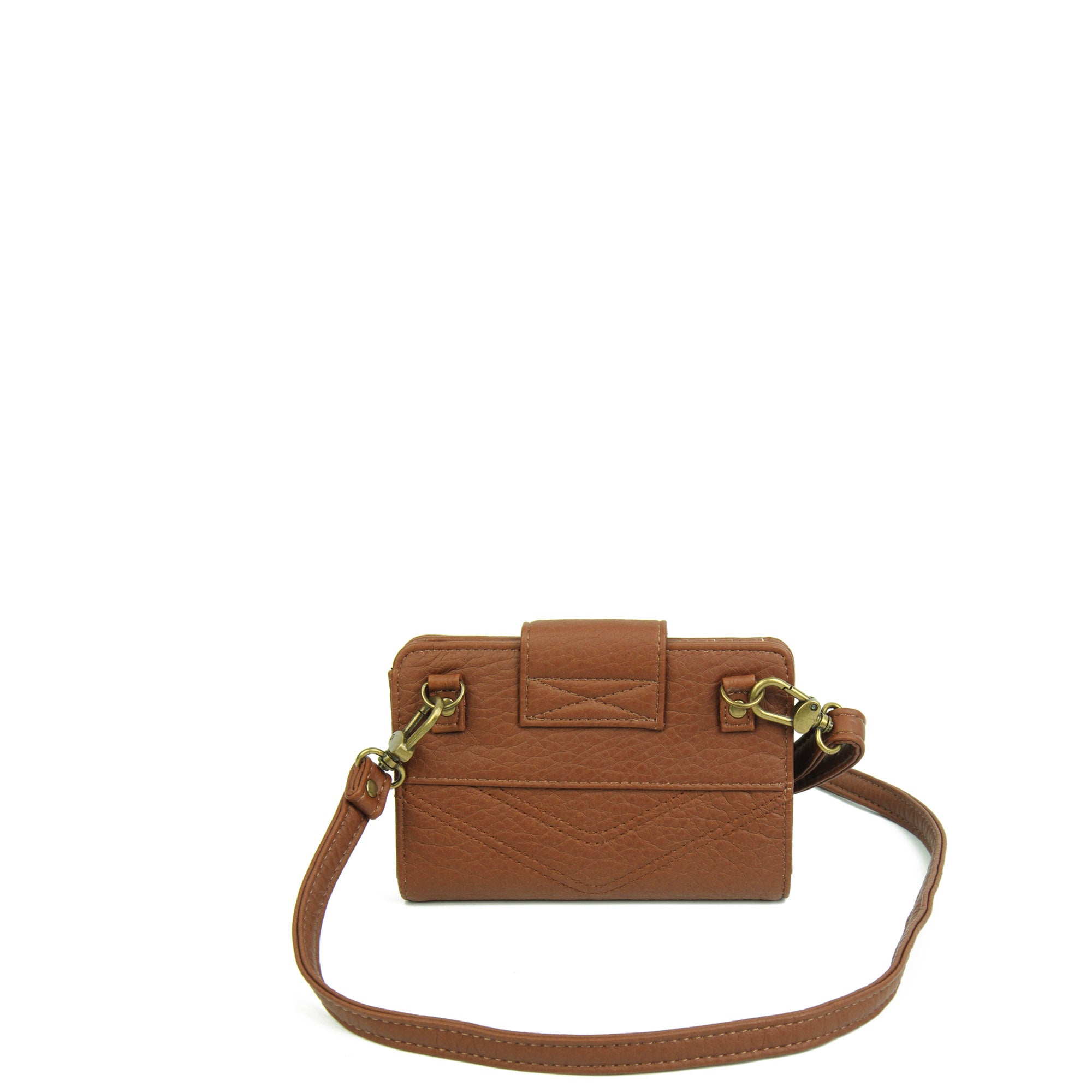 Emma & Sophia Mini Bag Leather Wallet Purse with Crossbody Chain Strap | Color: Cream | Size: Mini | Harriettroutt8's Closet