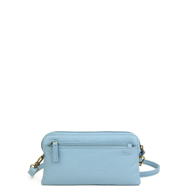 The Samantha Wallet Crossbody - Baby Blue – Ampere Creations